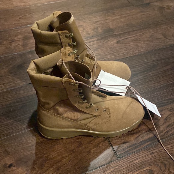 Rocky Entry Level Hot Weather Army Combat Boot. Coyote Brown, size 9w - Picture 2 of 6